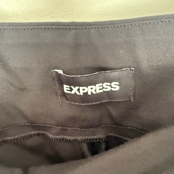 Express Women’s XL Black Columnist Pants Dress Office Core Career New - Picture 2 of 7